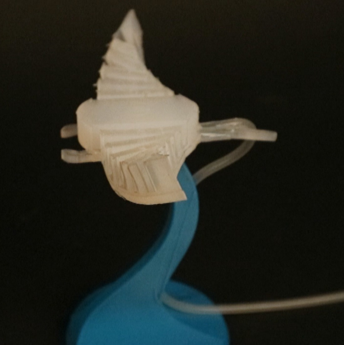 Manta Ray — Close up of layered segmented wing structure