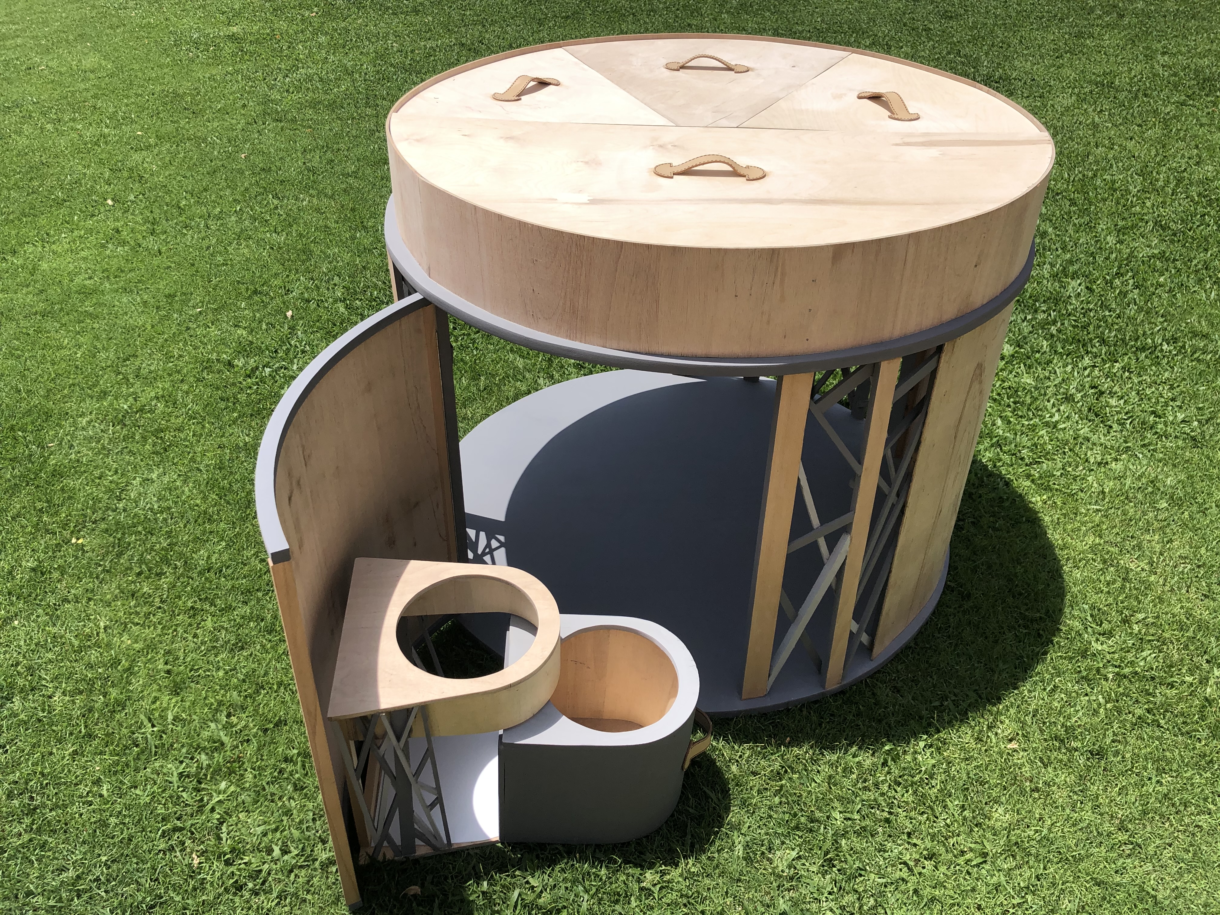 PawHaven — Final prototype with detached food bowl module