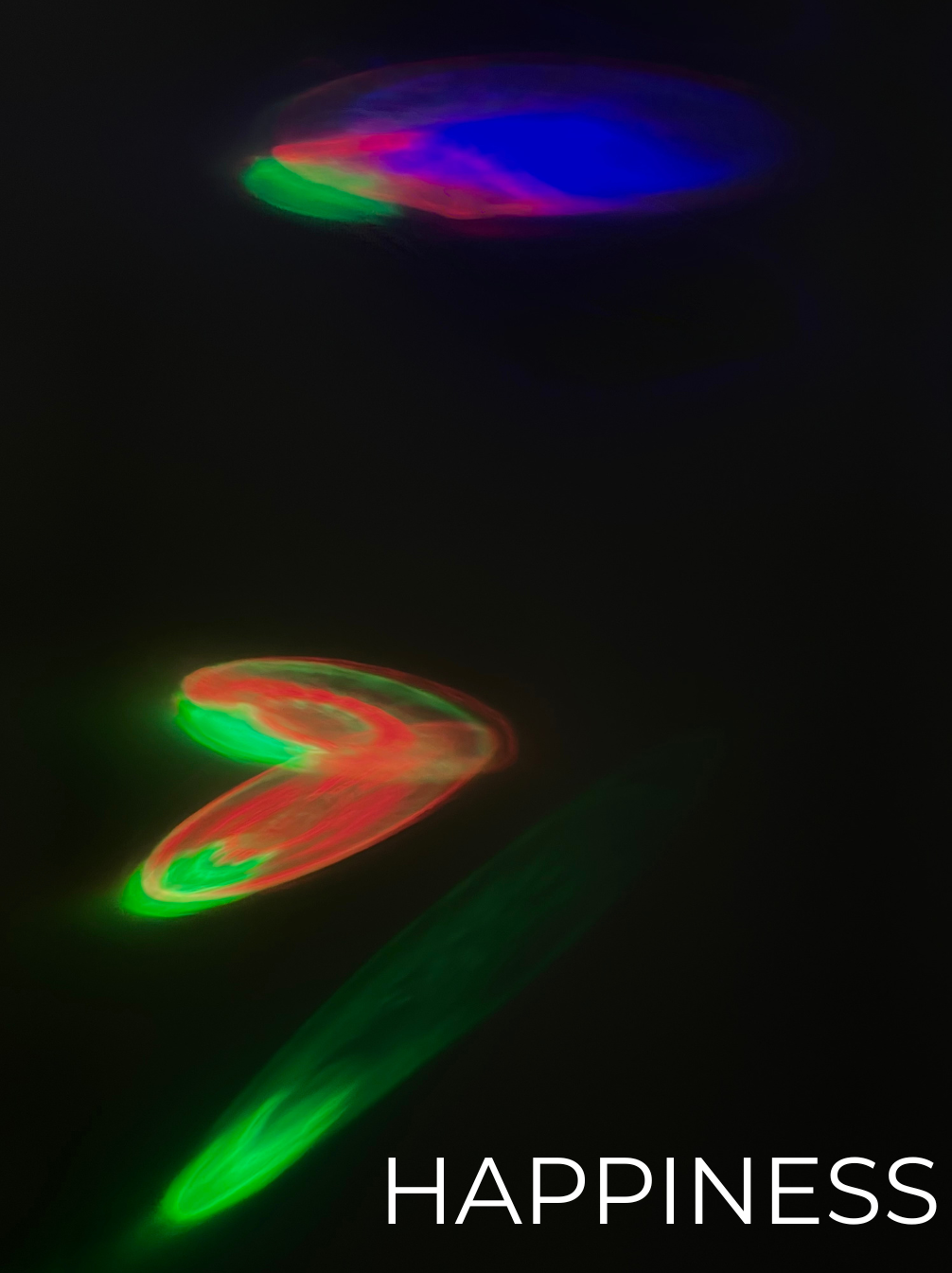 MoodSense — Warm red and crimson light projections