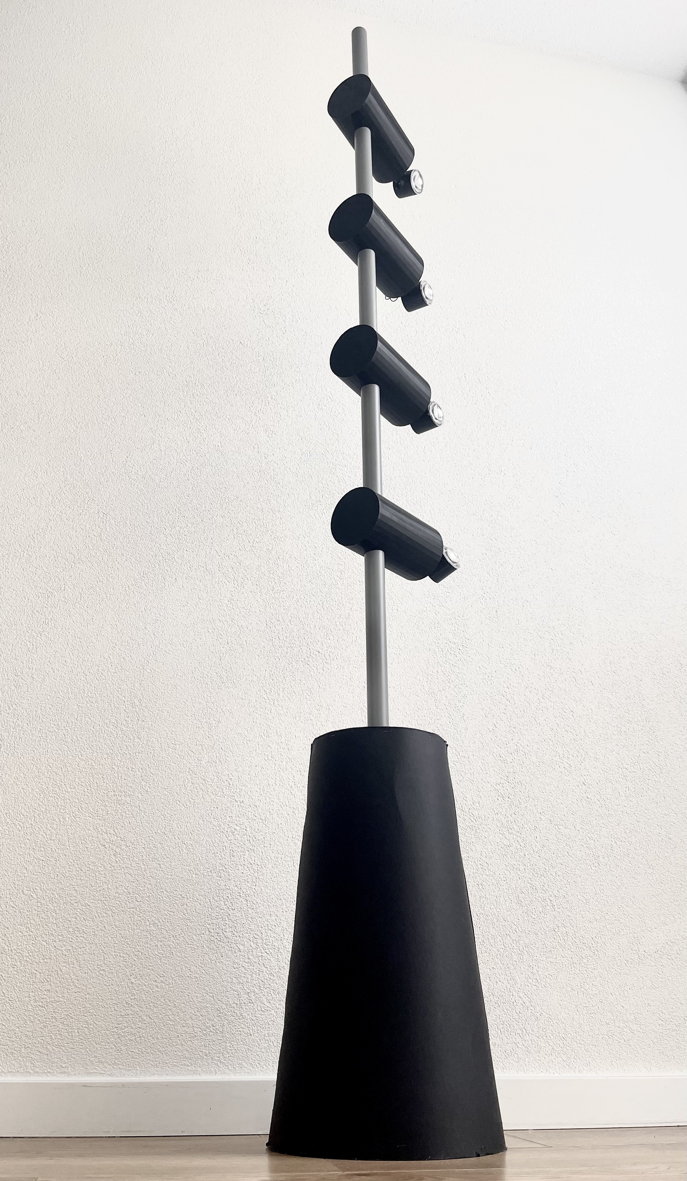 MoodSense — Full light tower with ascending spiral spotlights