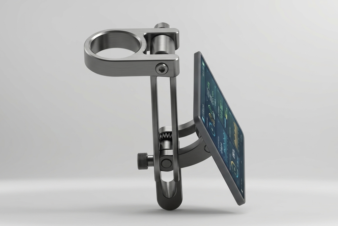 Shield Heal — Articulating arm with attached screen module