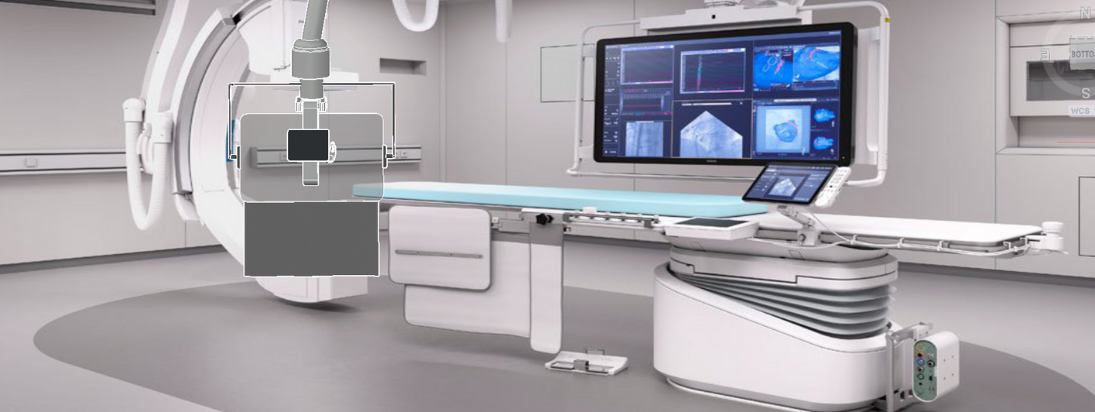 Shield Heal — Interventional radiology suite context