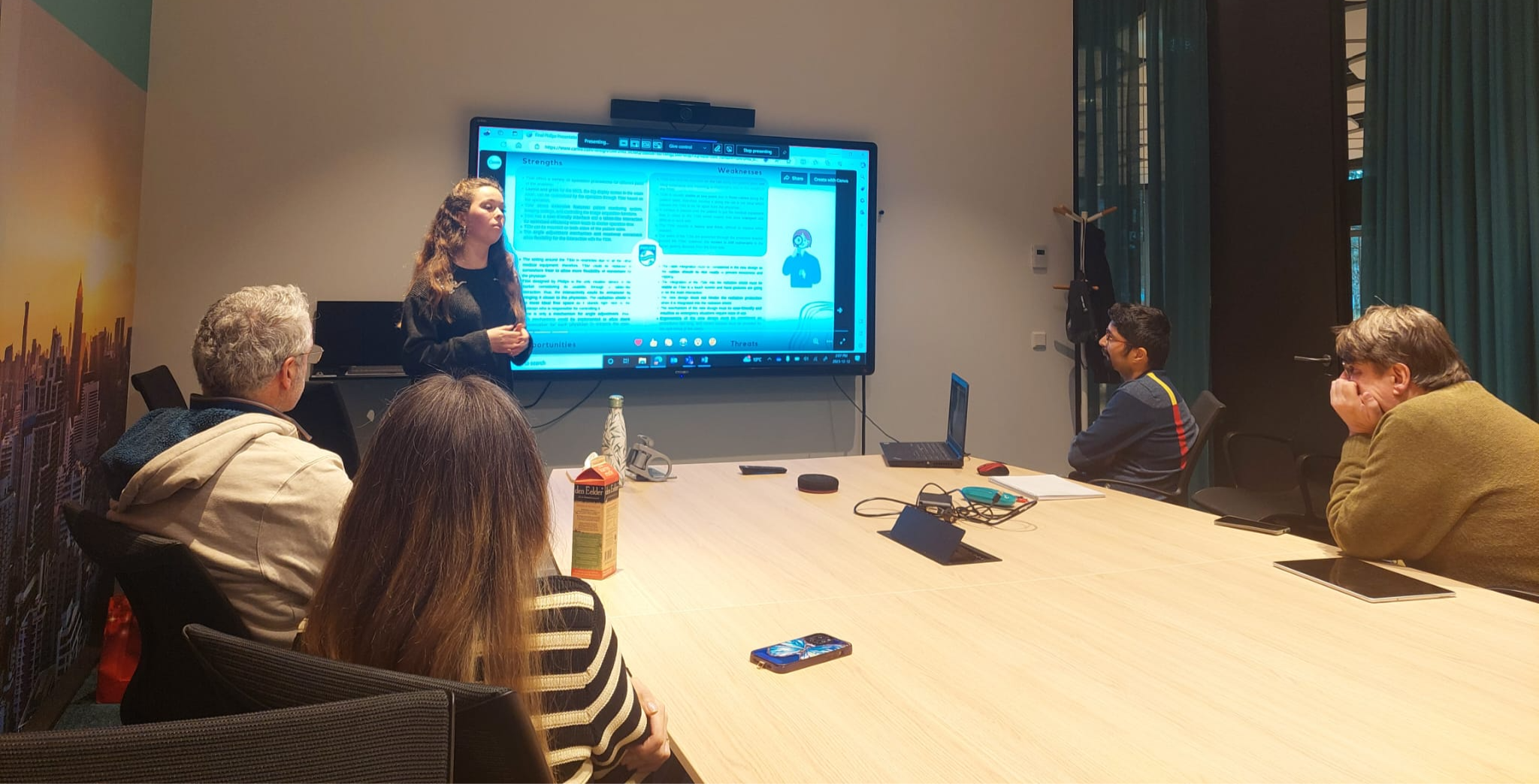 Shield Heal — Design review presentation at Philips